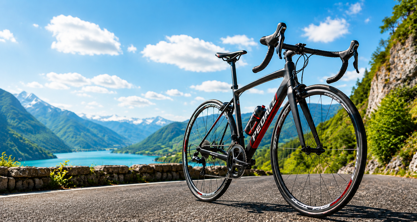 Cyclist riding background